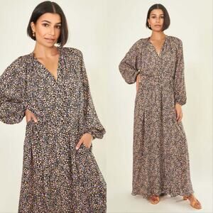 Matteau Voluminous Tunic Floral Dress